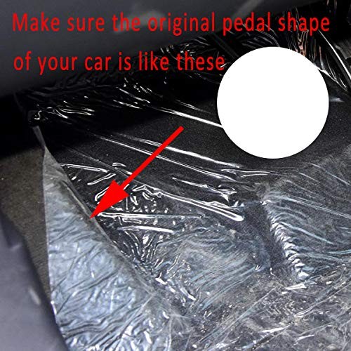 Stainless Steel Foot Rest Pedal Cover Compatible With Jaguar XE XF XJL F-Pace