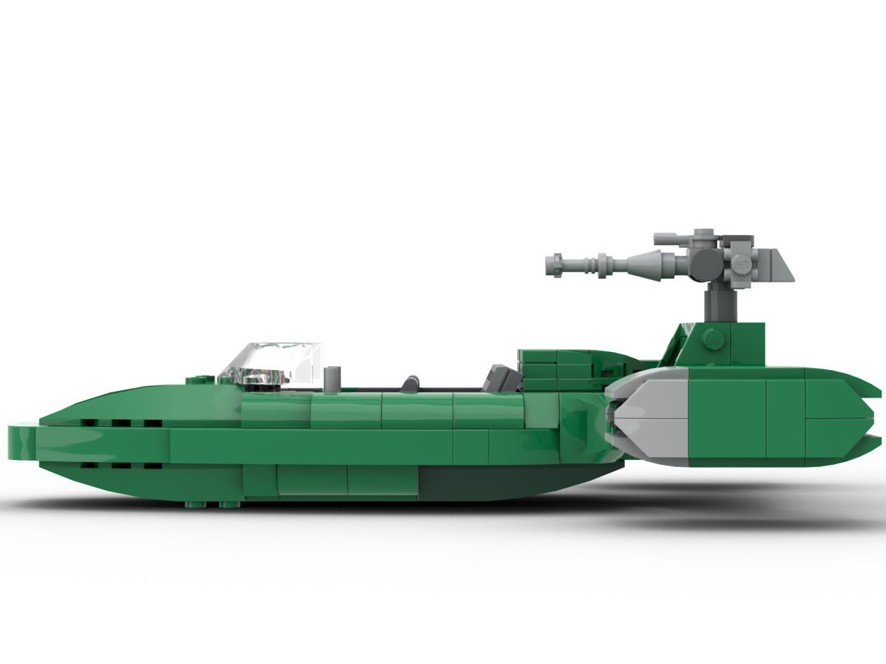 Star Wars Naboo Flash Speeder MOC PDF instruction ONLY, NO BRICKS BRICKMANstudio