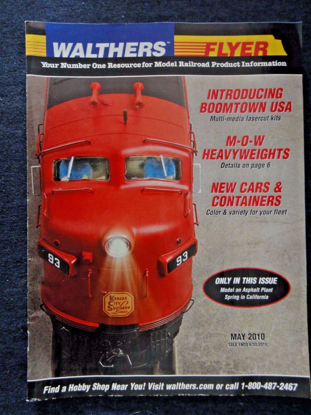 Walthers Flyer Magazine Catalog May 2010 (3 other months available)