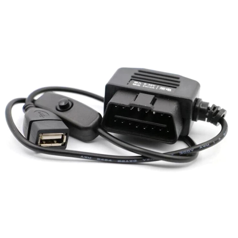 DC 12V-36V to 5V 2A Car Power Inverter USB Female OBD Step Down Charger Adapter