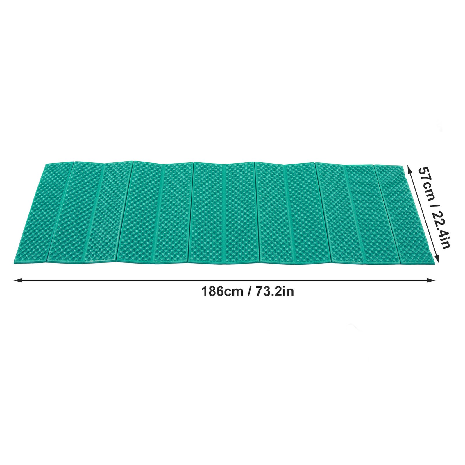 Double Egg Crate Sleeping Pad Thick Foam For Camping Outdoors