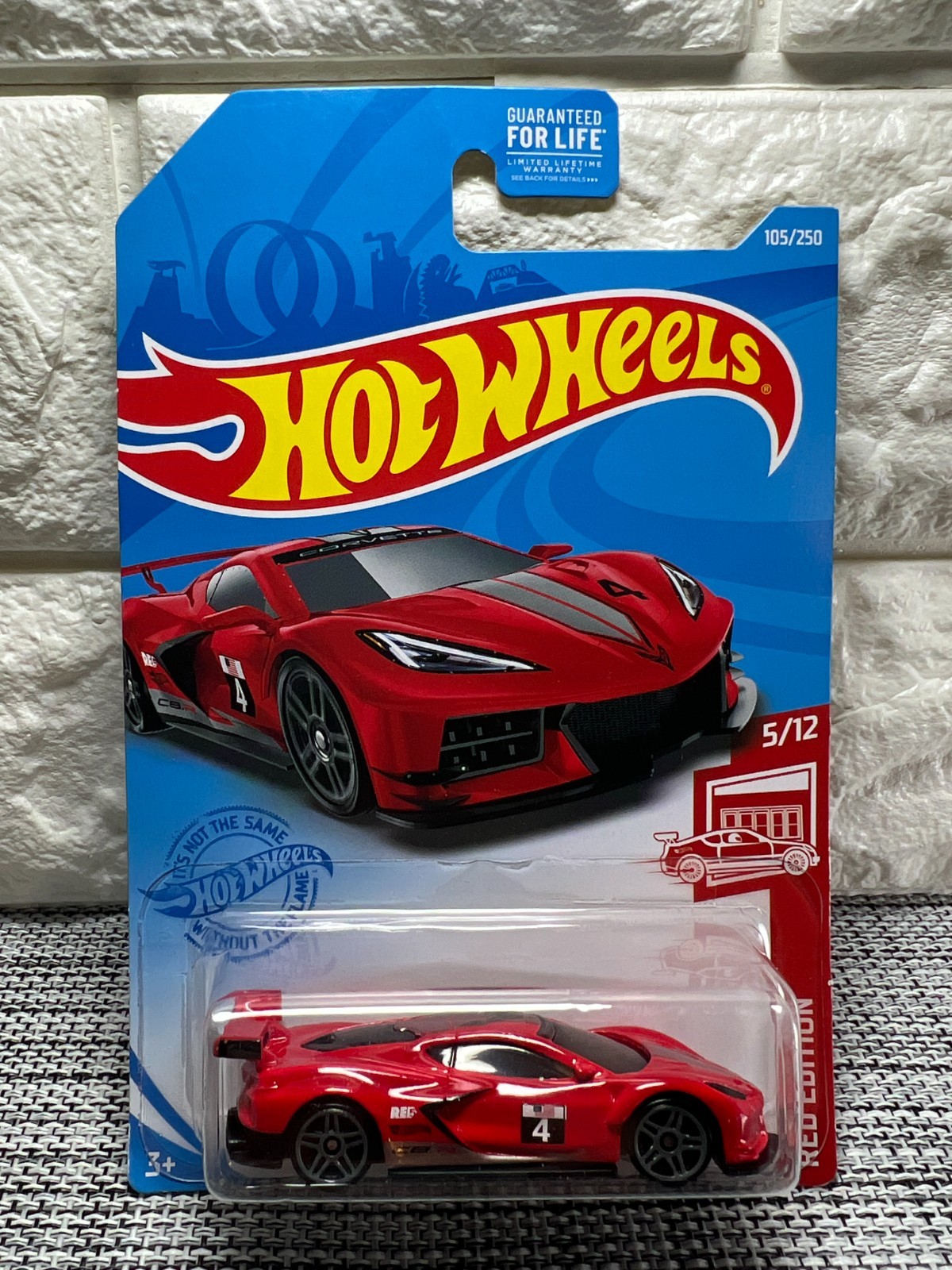 Hot Wheels Red Edition 5/12 Corvette C8.R 105/250 Target Exclusive Red