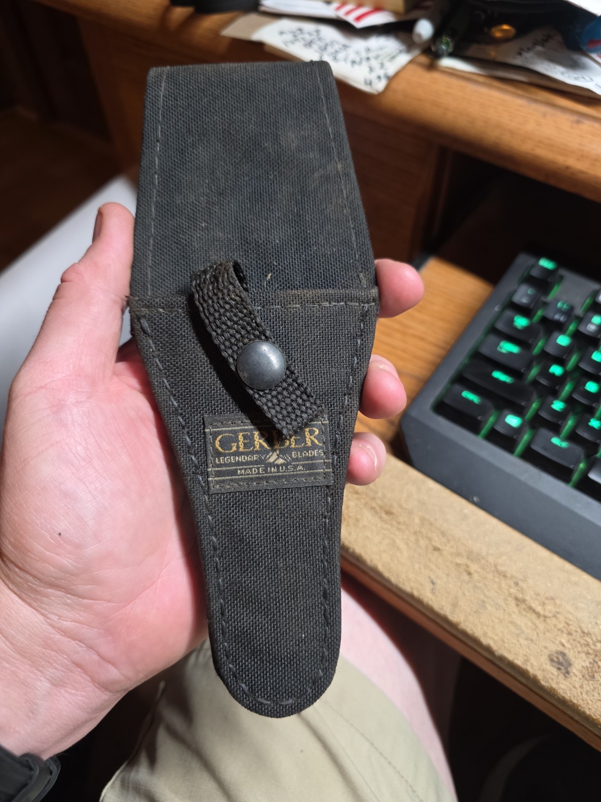 Vintage Gerber Shears / Scissors / Pliers Black Sheath Only USA Made