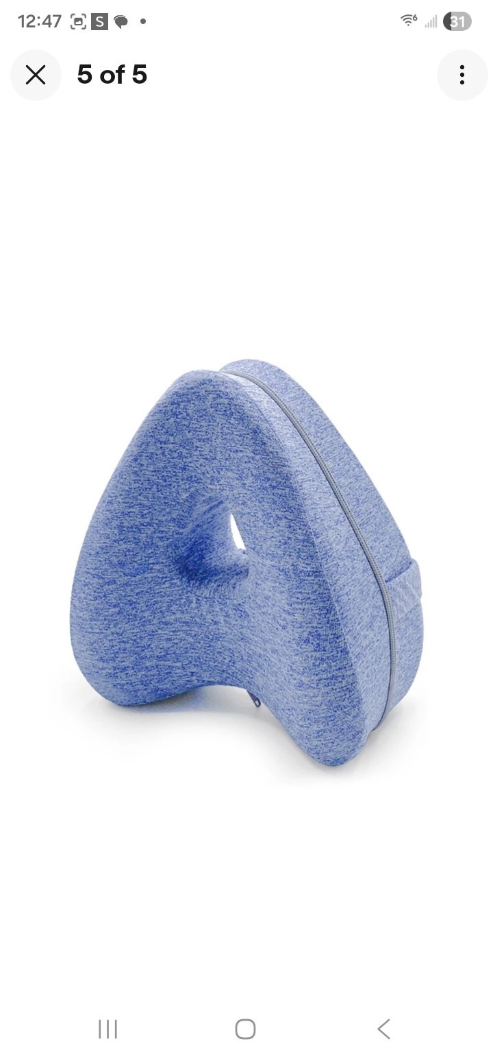 Smooth Spine Alignment Pillow Relieve Hip Pain & Sciatica Improved Leg Pillow