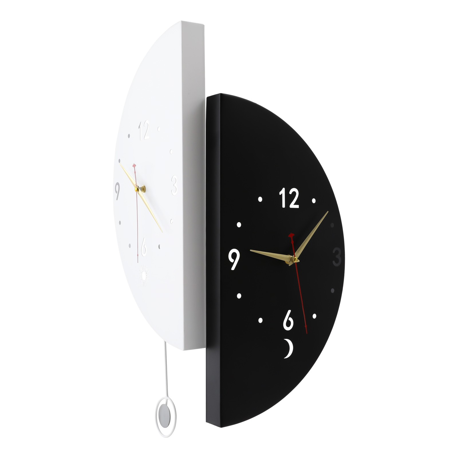 Wall Clock Decoration, Double-sided Corner Wall Clock, Modern Wall Clock