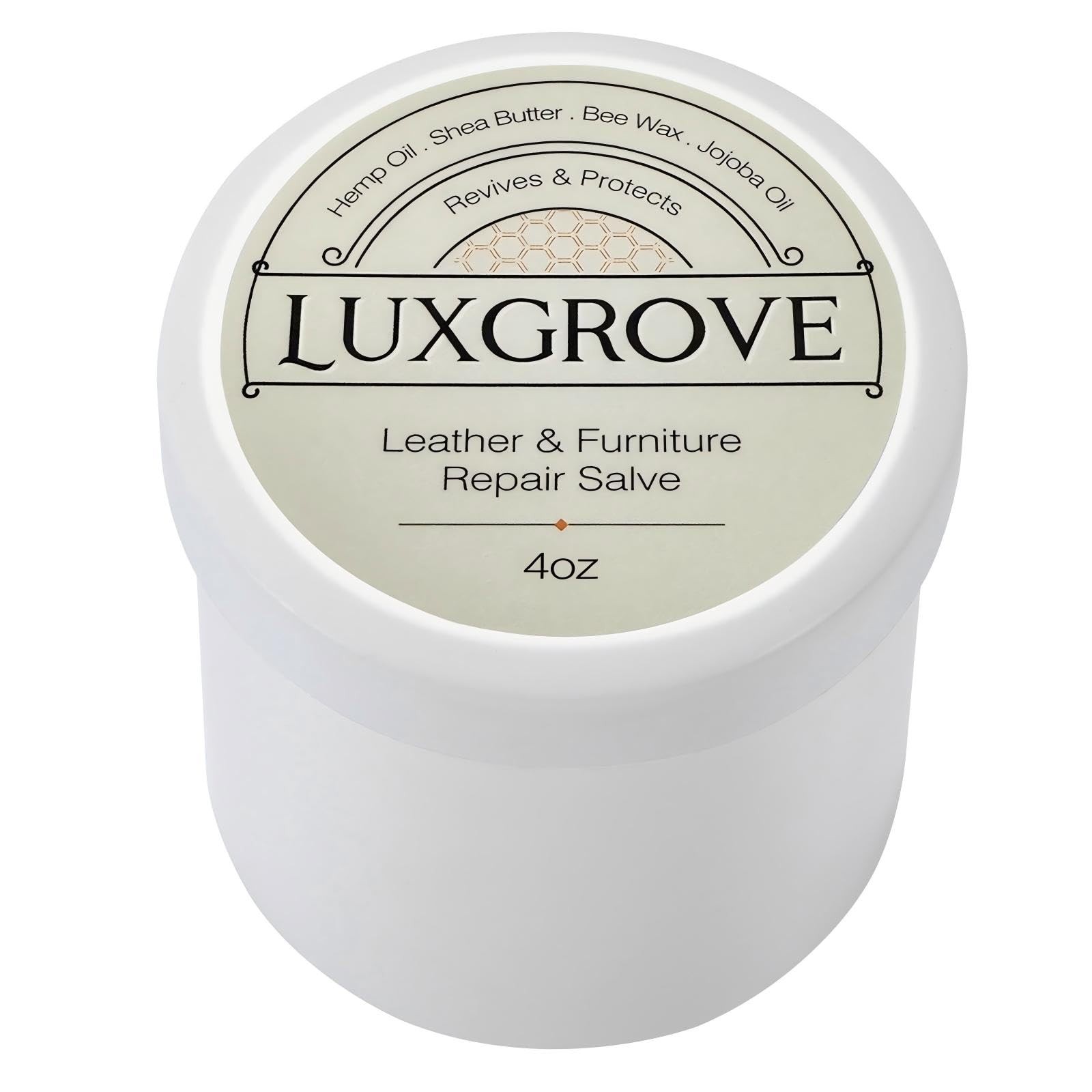 LUXGROVE® Leather  Furniture Repair Salve- Polisher, Leather Cleaner and Cond...