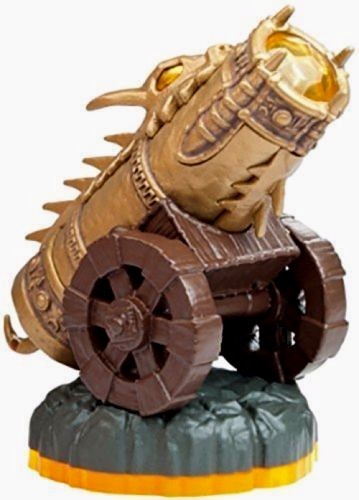 * Golden Dragonfire Cannon Skylanders Giants Trap Team Wii U PS4 Xbox 360 One 👾