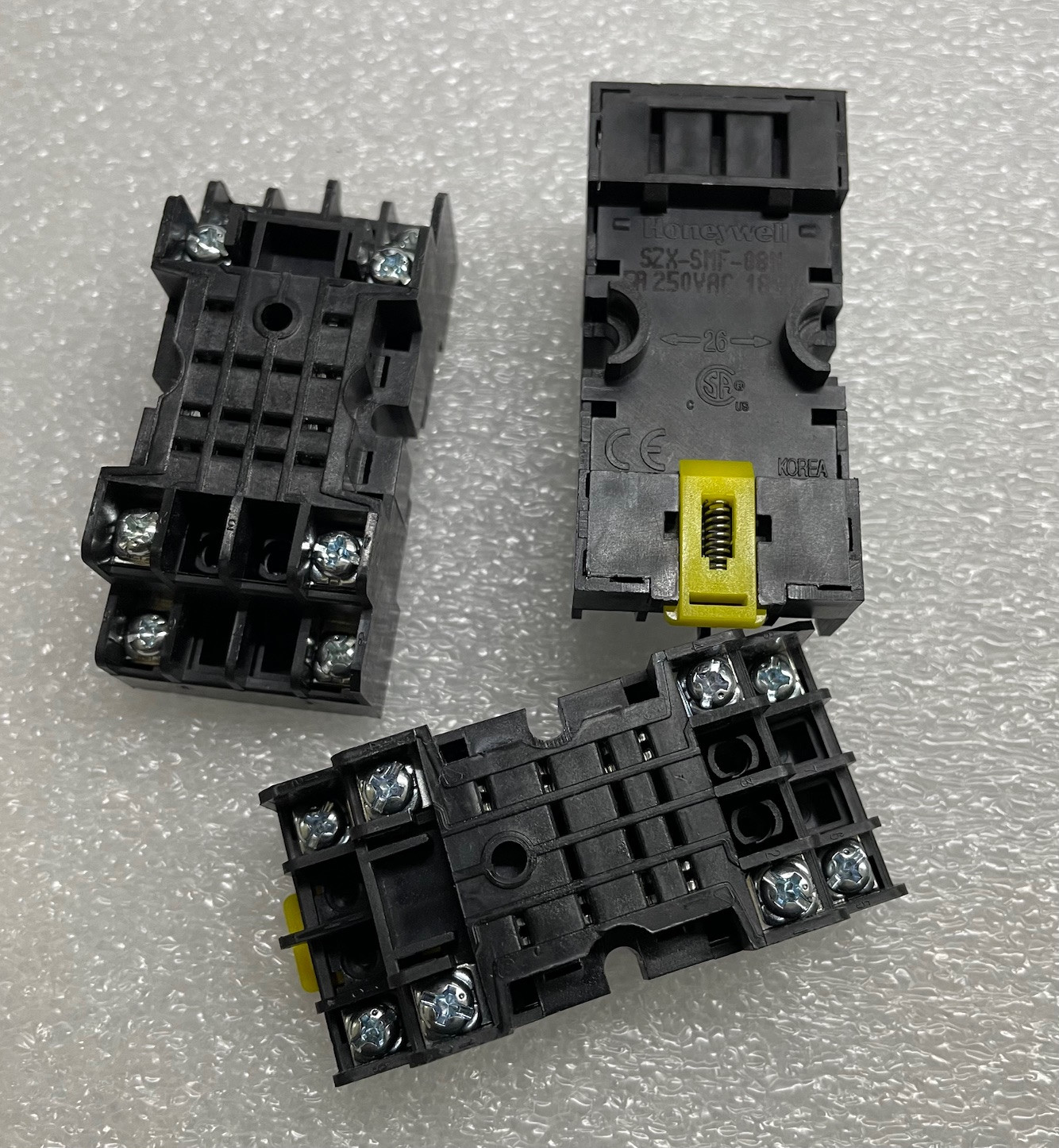 1pc  SZX-SMF-08N Honeywell 0.110" Relay Socket  5A 250VAC New