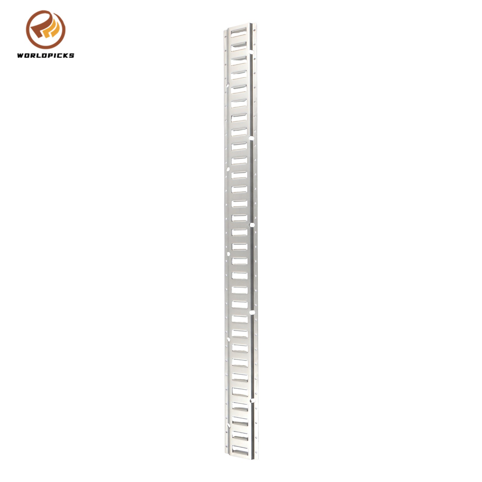 5' E Track Tie Down Rail 6 Pieces, Silver Galvanized, Universal Cargo Rail