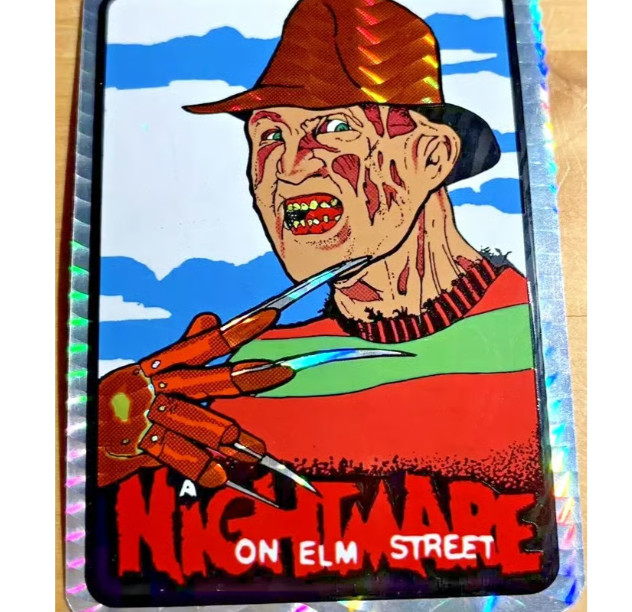 Nightmare On Elm Street Freddy Krueger Rookie RC Vending Machine Horror Sticker