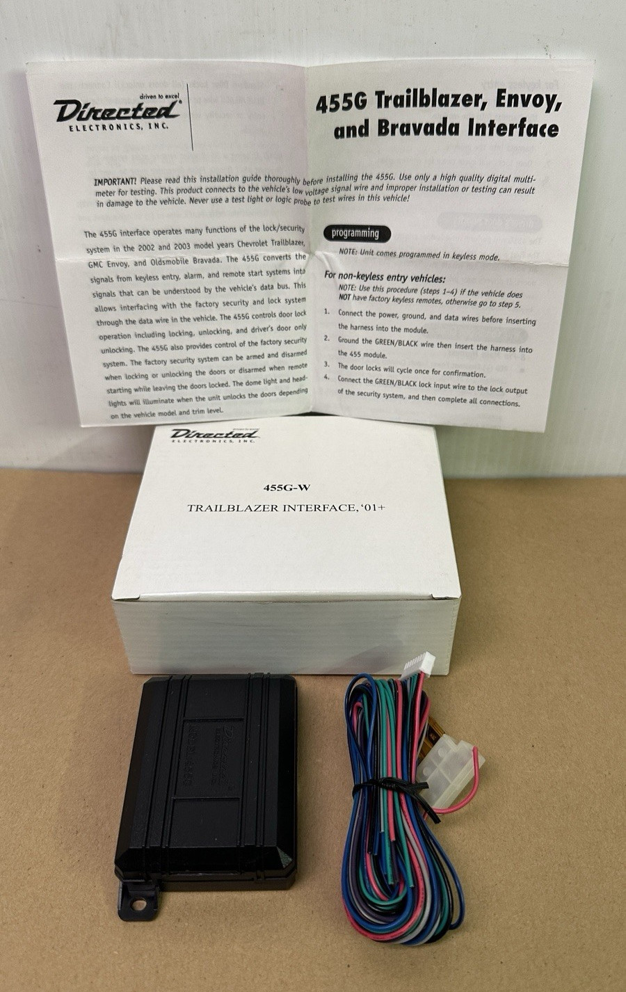 DEI 455G-W Directed Electronics Trailblazer Envoy Remote Start Bypass Interface