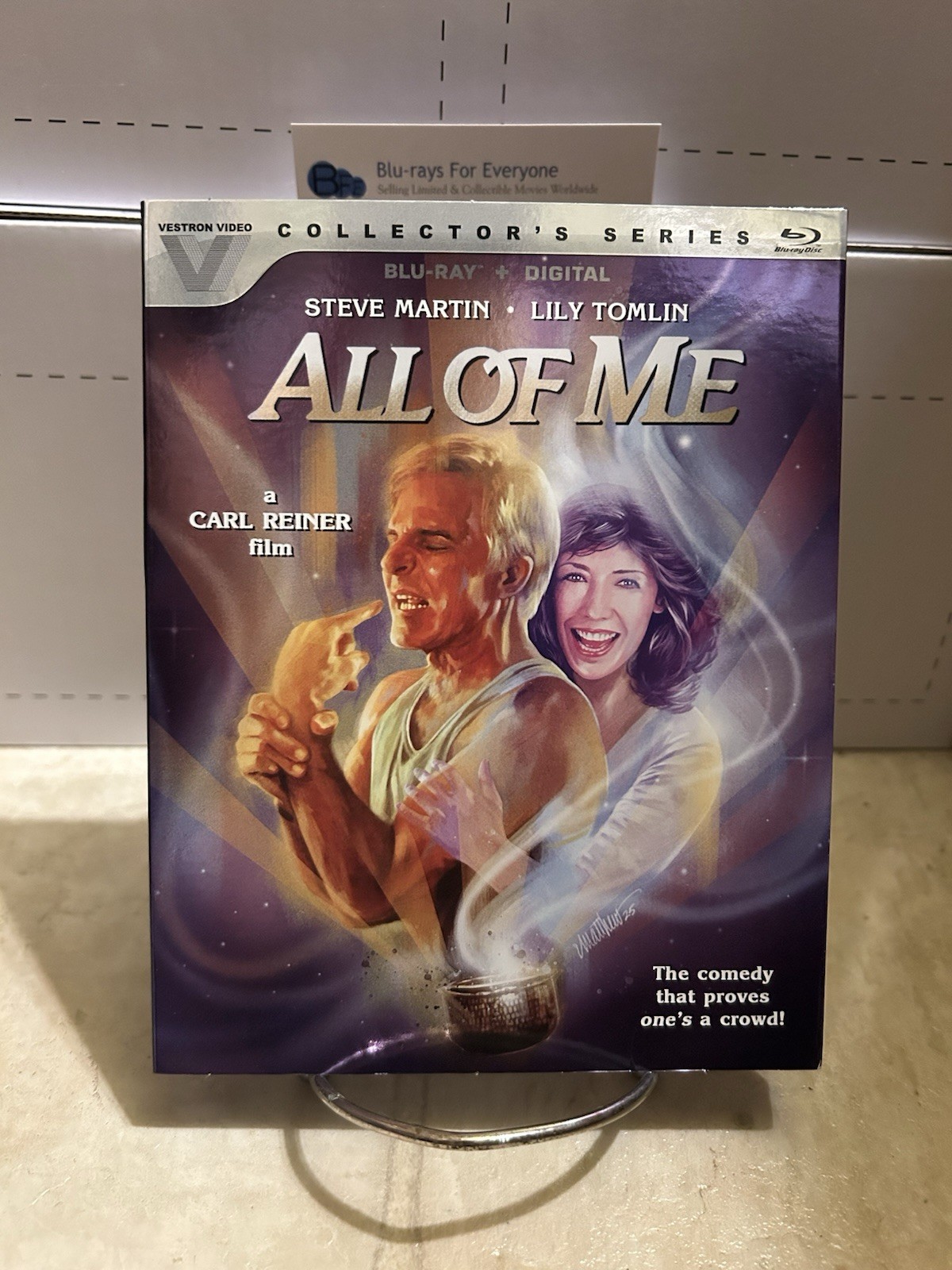 NEW All of Me Vestron Collectors Series #33 Blu-ray + Slip Sleeve Cover [1984]