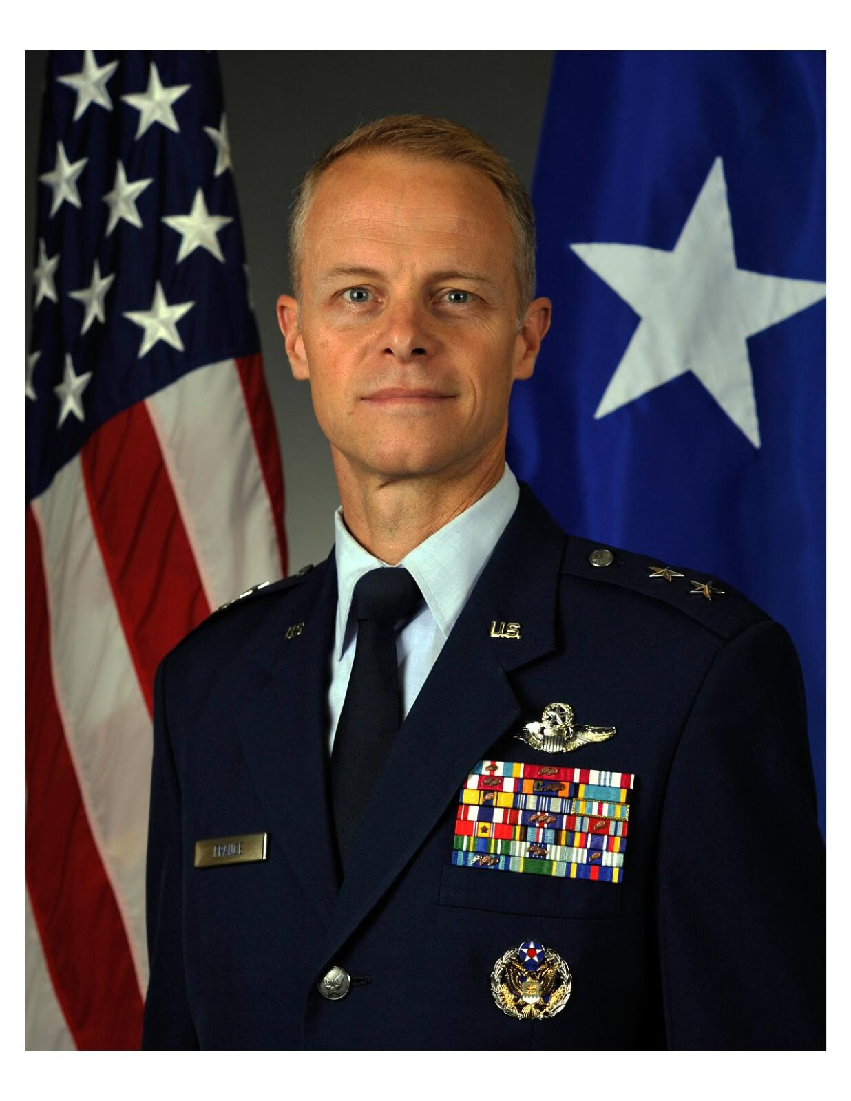 United States Air Force General Derek C. France 8x10 Photo On 8.5" x 11"