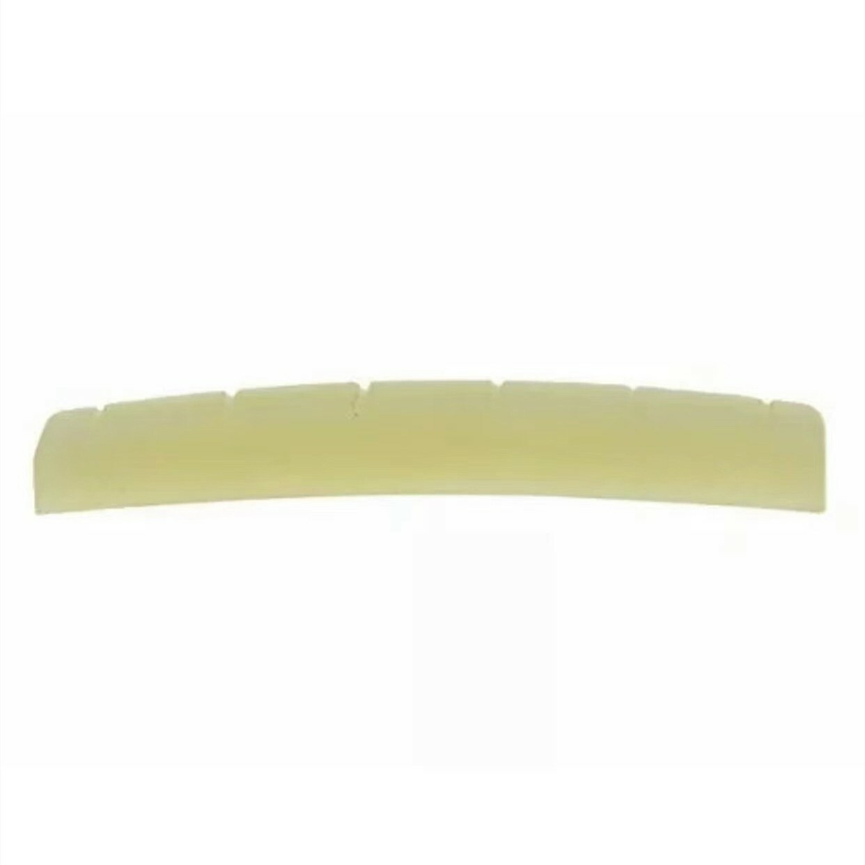 10pcs Unbleached Bone Radiused Bottom Nut for Fender Strat Tele Guitar 43mm ST