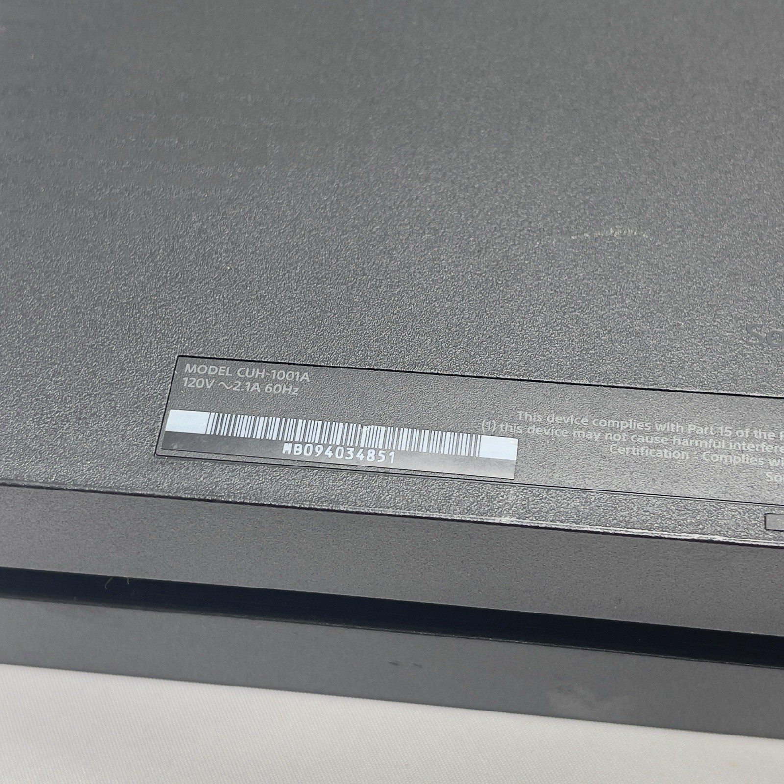 Sony PlayStation 4 PS4 500GB CUH-1001A Console OEM Controller Cables Tested