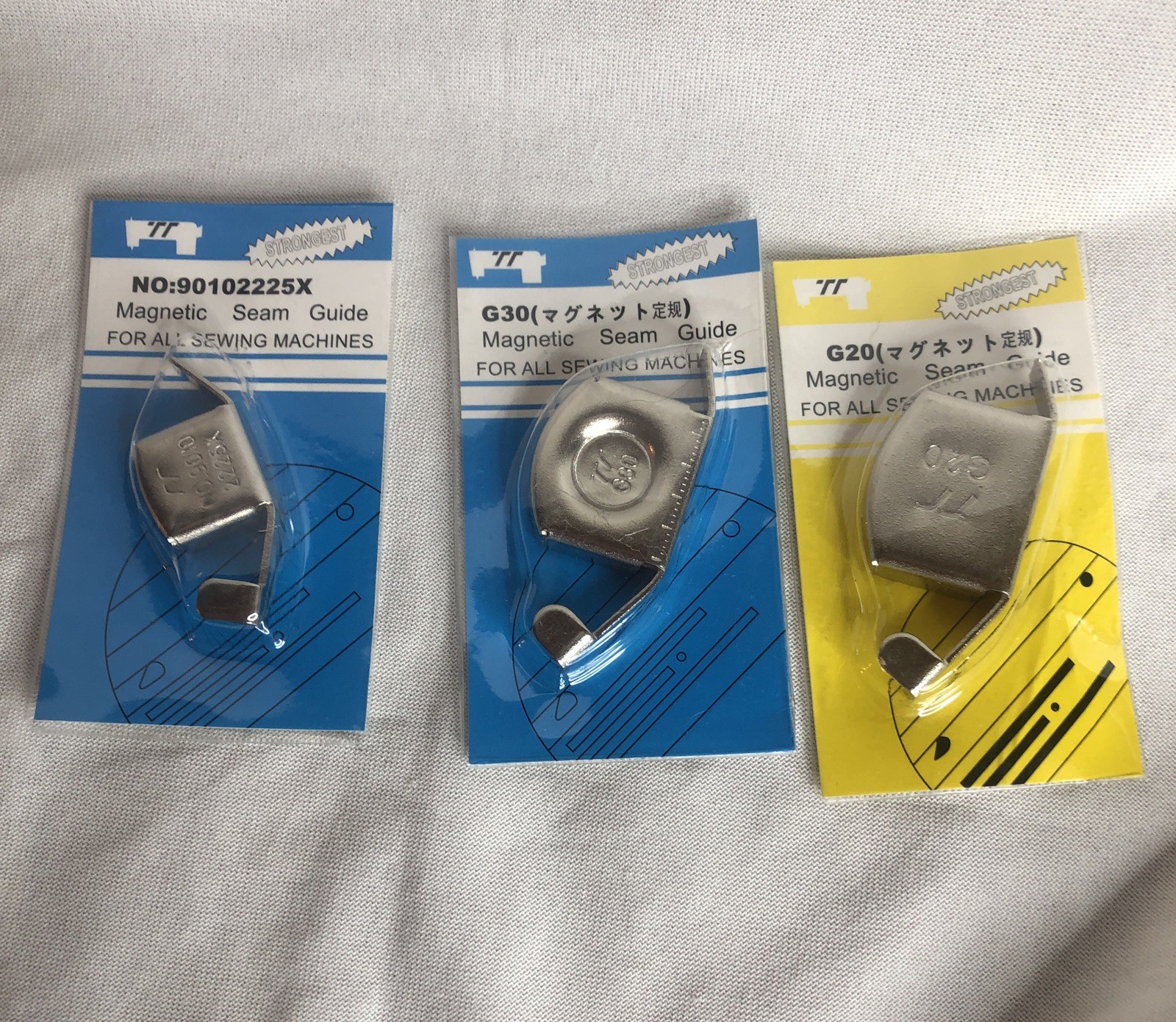 3PCS G20 G30, No:90102225X Magnetic Seam Guide, Metal Sewing Straight NEW!