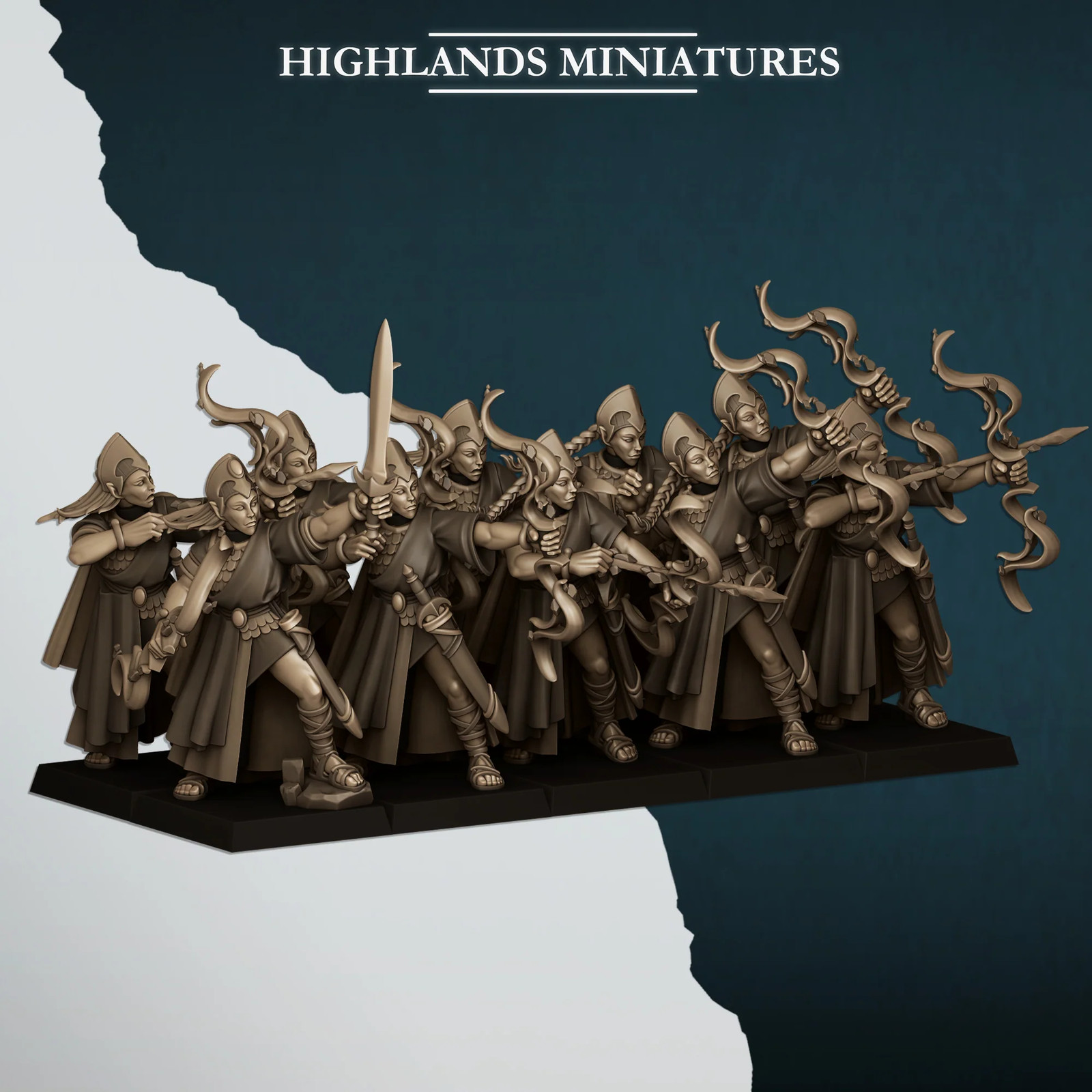 Aegean Maids - Resin Tabletop Miniature