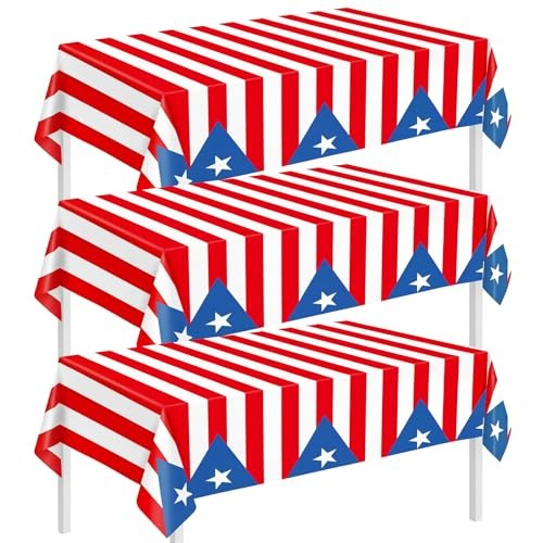 Pack Mothers Day Party Tablecloth Decorations Themed Tablecloths 3 Puerto Rico