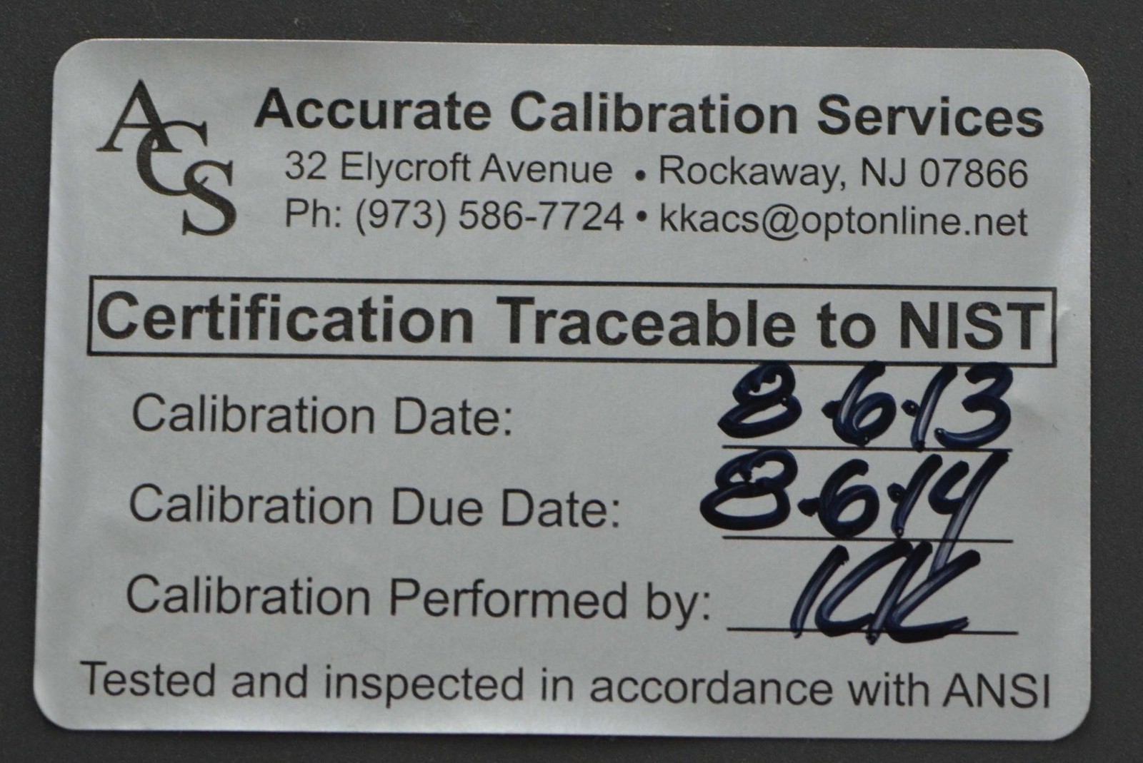 Utec / Radian Meter Calibration System 5800 ++ NICE ++