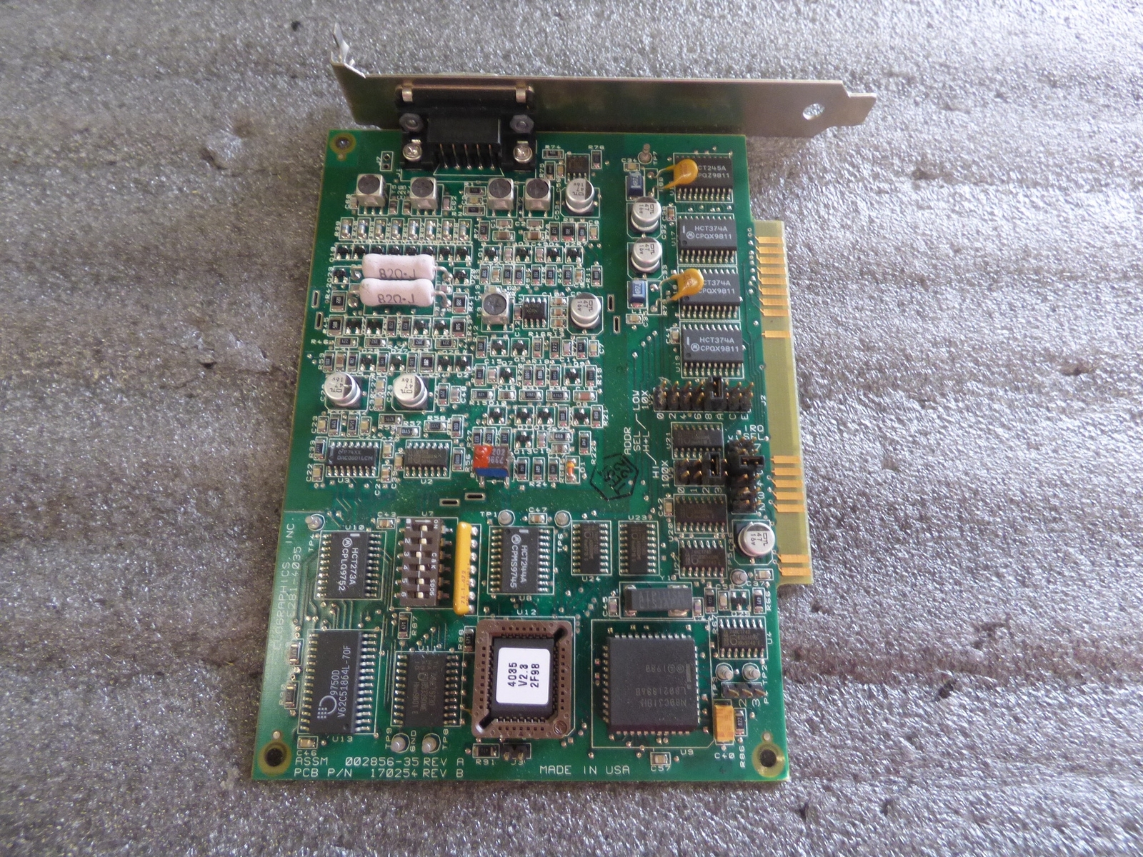 Elographics INC. E281-4035 Touchscreen Controller 002856-35 Rev. A
