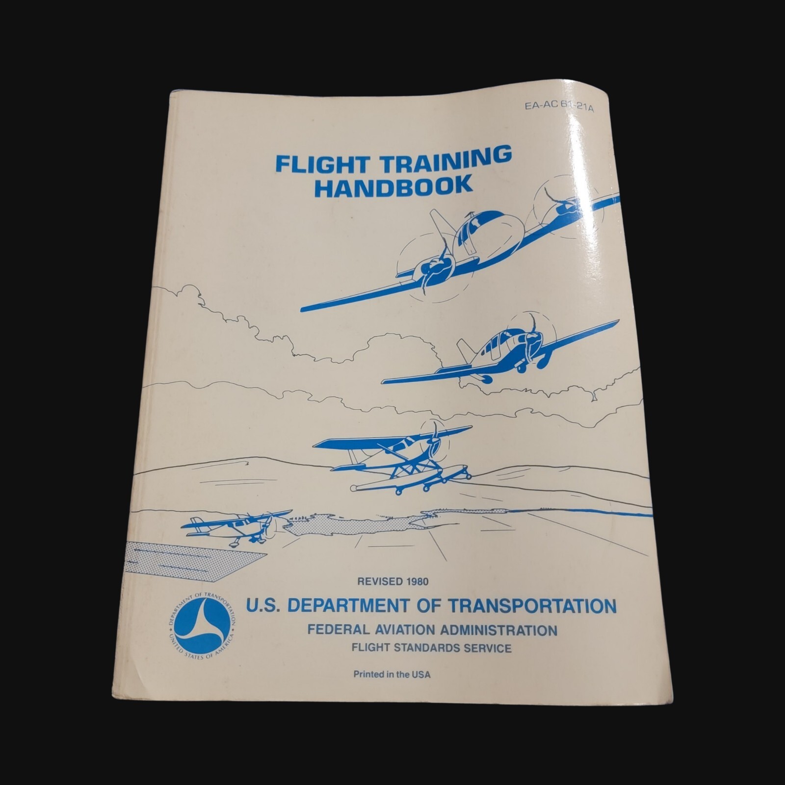 Vintage US Department of Transportation Flight Training Handbook