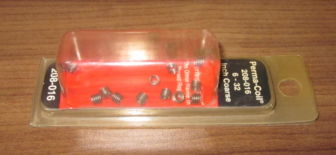 Perma-Coil 208-016, 6-32 Inch Coarse ~ 12 inserts ... fits Heli