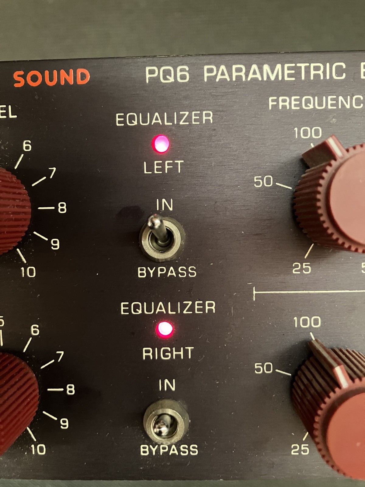 FURMAN SOUND PQ-6 VINTAGE PARAMETRIC EQUALIZER with original manual