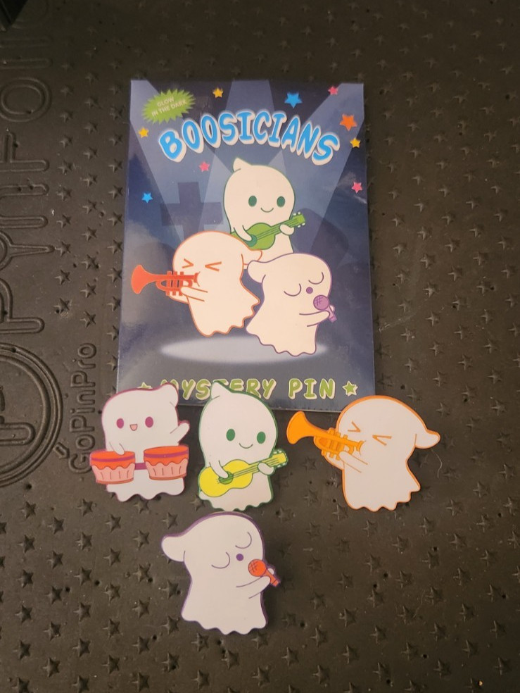 Boosicians Enamel Mystery Pins- Ghost Musicians