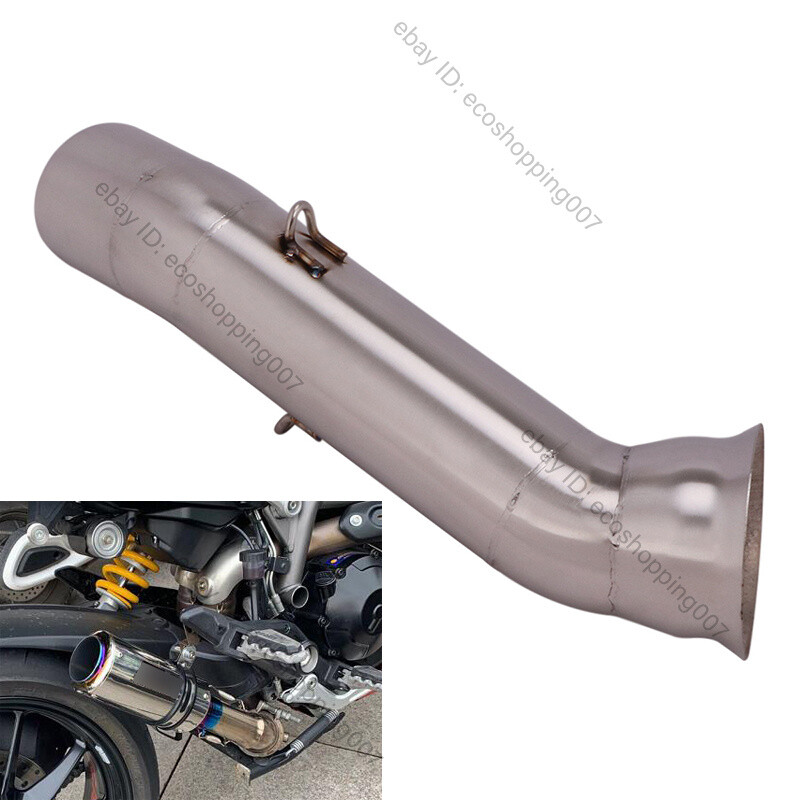 For Ducati Hypermotard 821 Hyperstrada 2013-2018 Exhaust System Mid Link Pipe