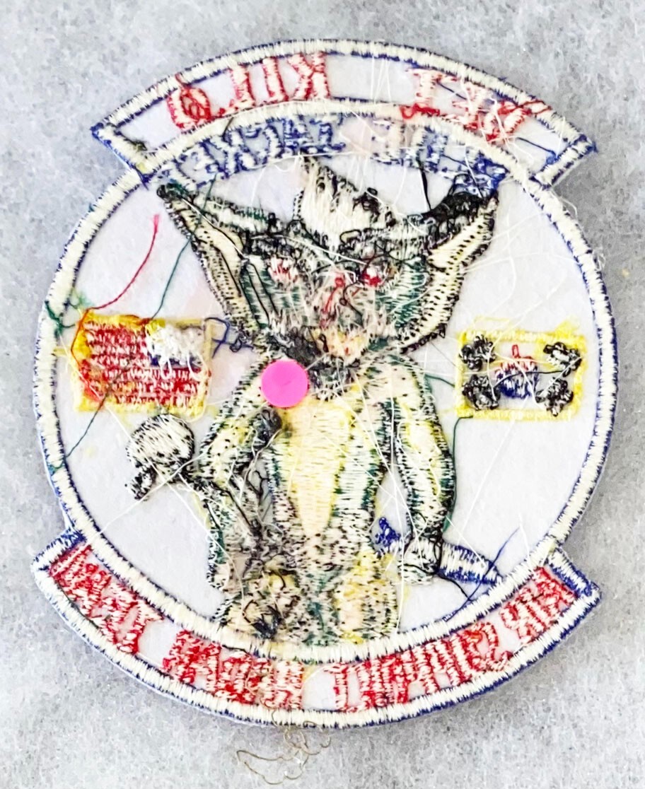1980's-90's USAF Air Support Radr Team Gremlin Design Squadron Patch