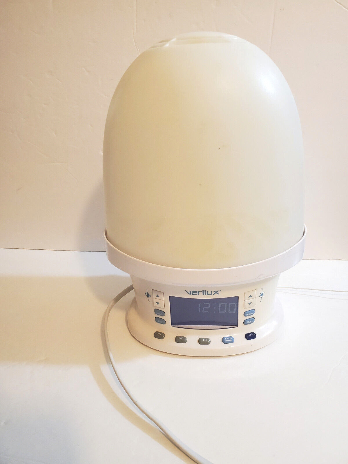 Verilux VA05 Rise and Shine Natural Wake Up Light Alarm Clock Radio GUC