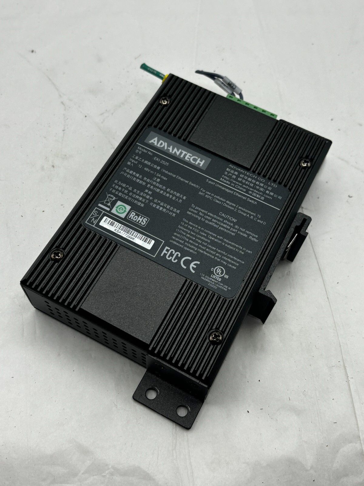 ADVANTECH EKI-2525 EKI2525 ETHERNET SWITCH **FREE SHIPPING** ✅