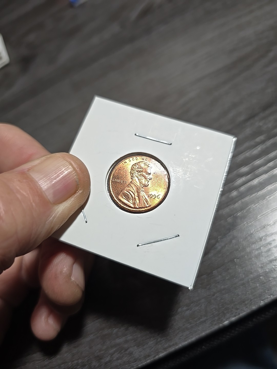 1996 P Bu Red Penny Lincoln Cent US Coin Uncirculated