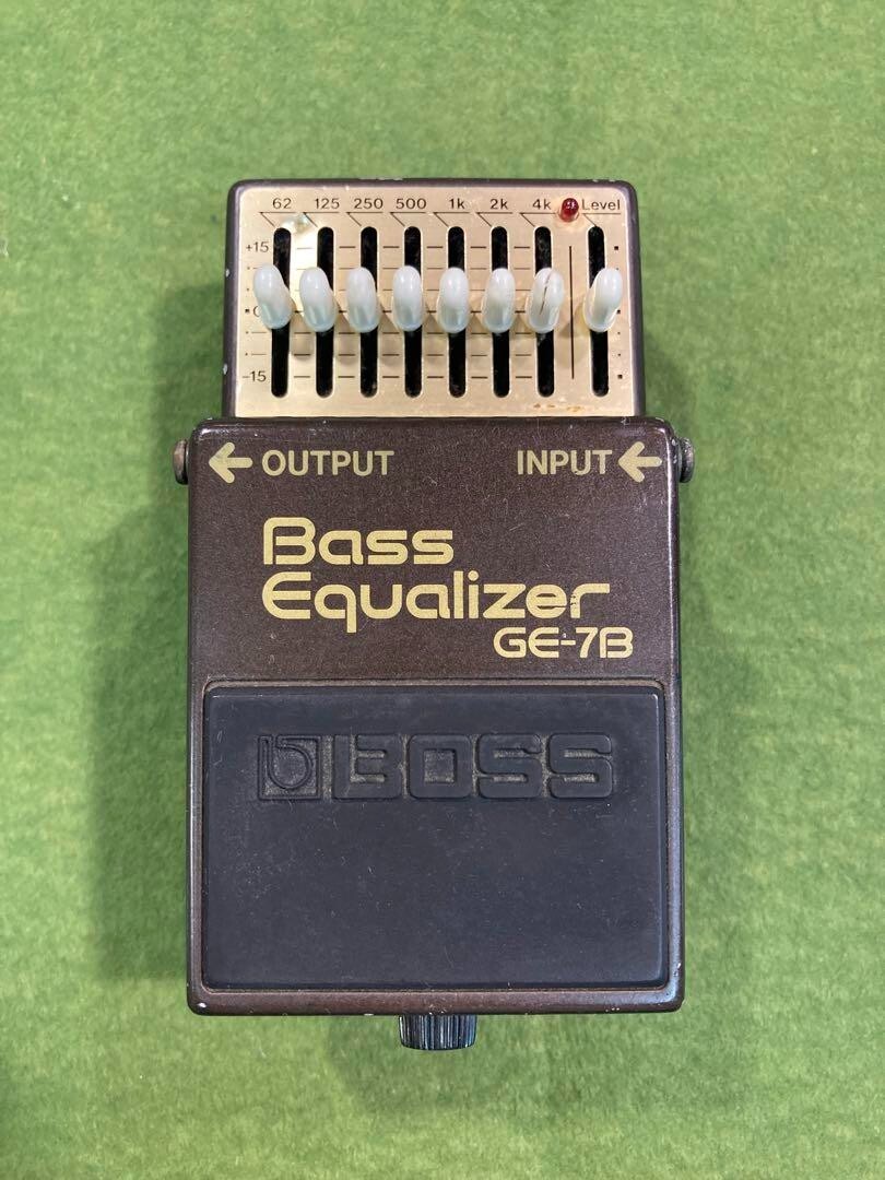 Boss GE-7 graphic Equalizer 7bands electric Guitar Pedal Effect from japan JUNK