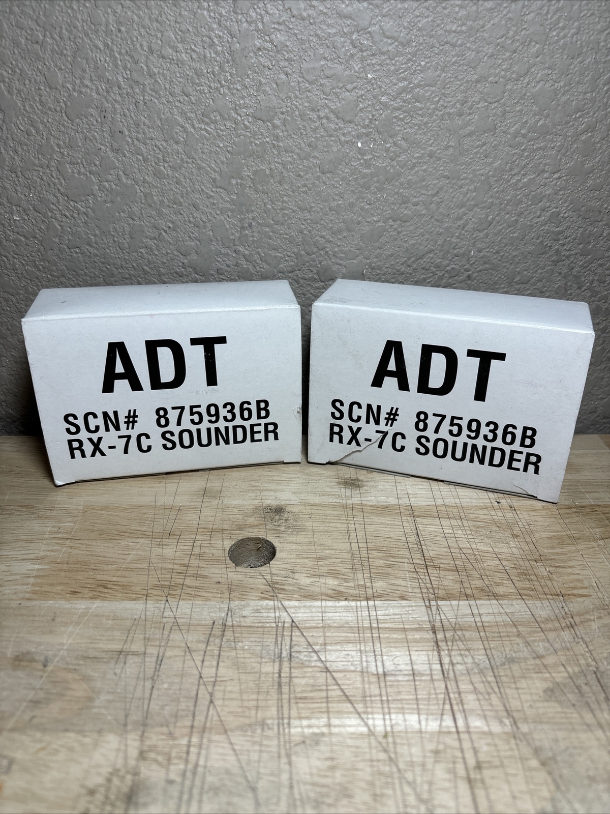 2 Indoor 90dB Alarm Sounder, Self-Contained Security Siren RX-7C SCN 875936B ADT