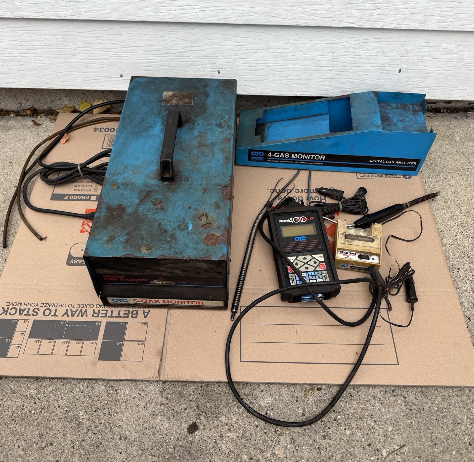 OTC 5 Gas Monitor - RG240 - Digital Gas Analyzer With Scanner Card Printer
