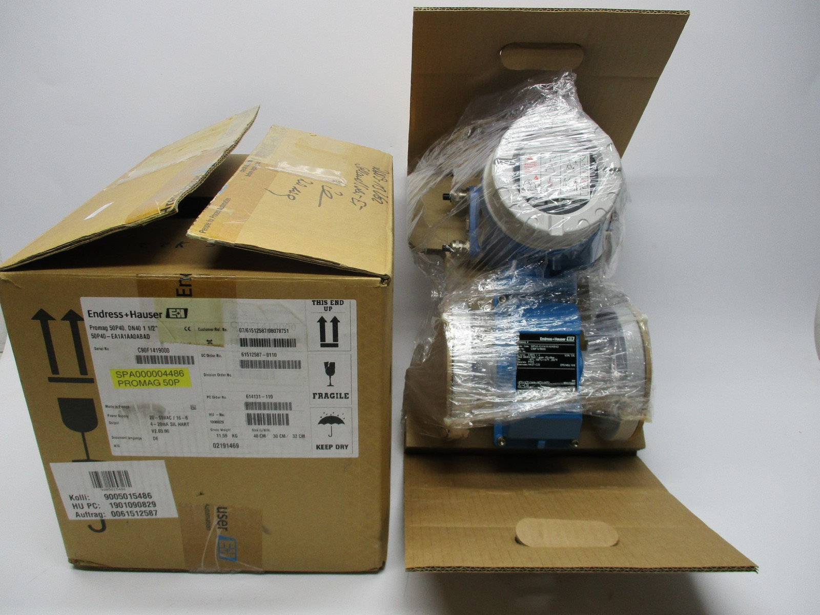 ENDRRESS+HAUSER 50P40-EA1A1AA0ABAD NSMP