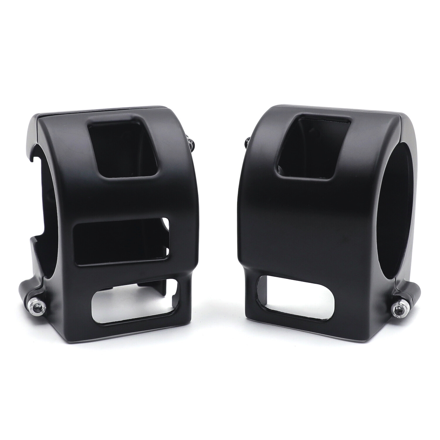 Black Switch Housing Cover For Yamaha V-Star XVS 650 Classic Kawasaki Vulcan 160