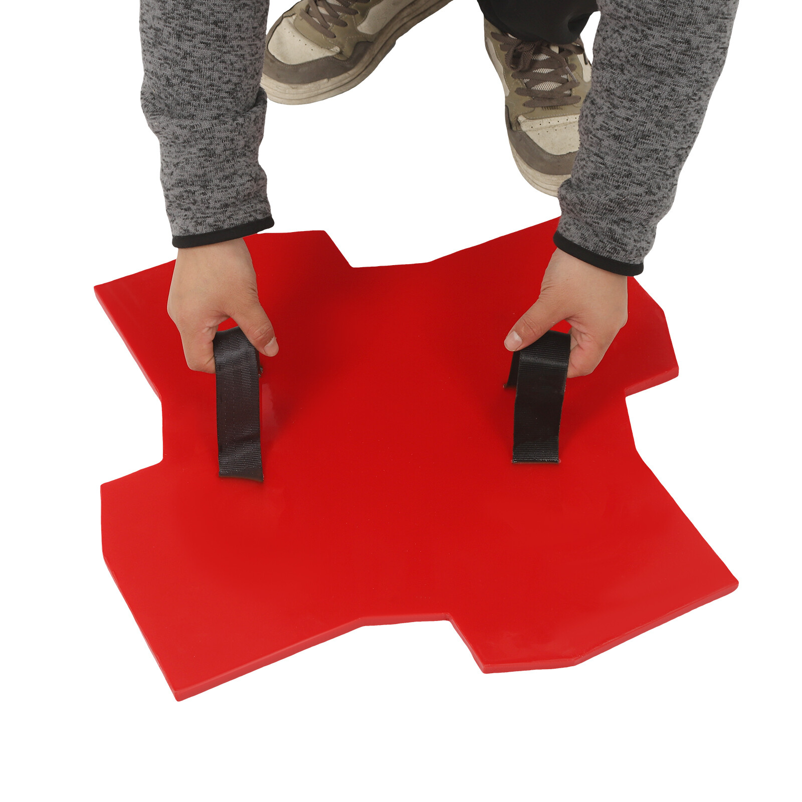 FLOWER RUBBER Concrete Stamp Stone Texture Mat Imprint Printing Cement Sidewalk