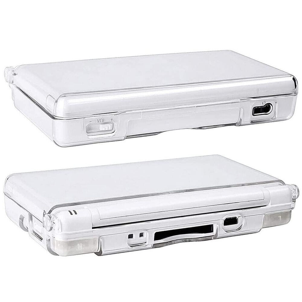 For Nintendo DSL NDS Lite NDSL Console Clear Crystal Hard Shell Case Cover