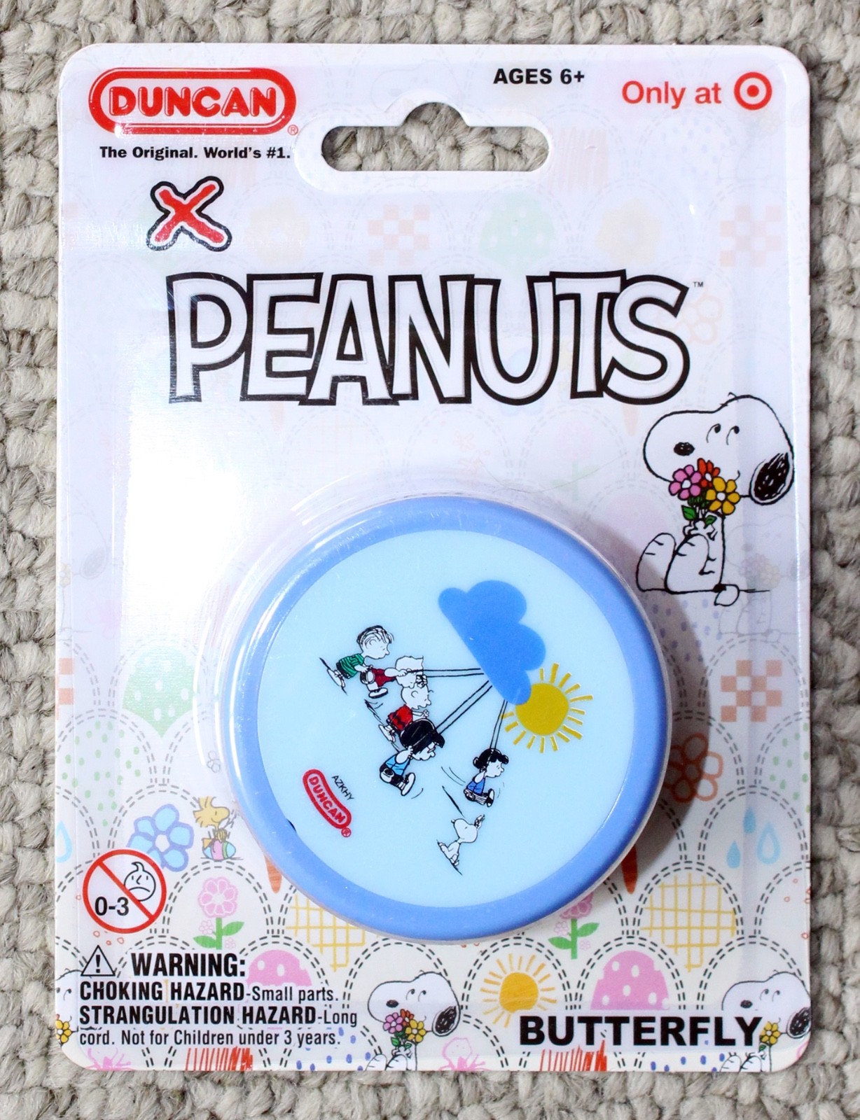 DUNCAN Summer Swingset PEANUTS BUTTERFLY YO-YO • 2025 Target • Snoopy • NEW