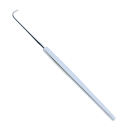Von Graefe Strabismus Hook, 5.5", Blunt, 11 mm Deep, Size: Large, Premium