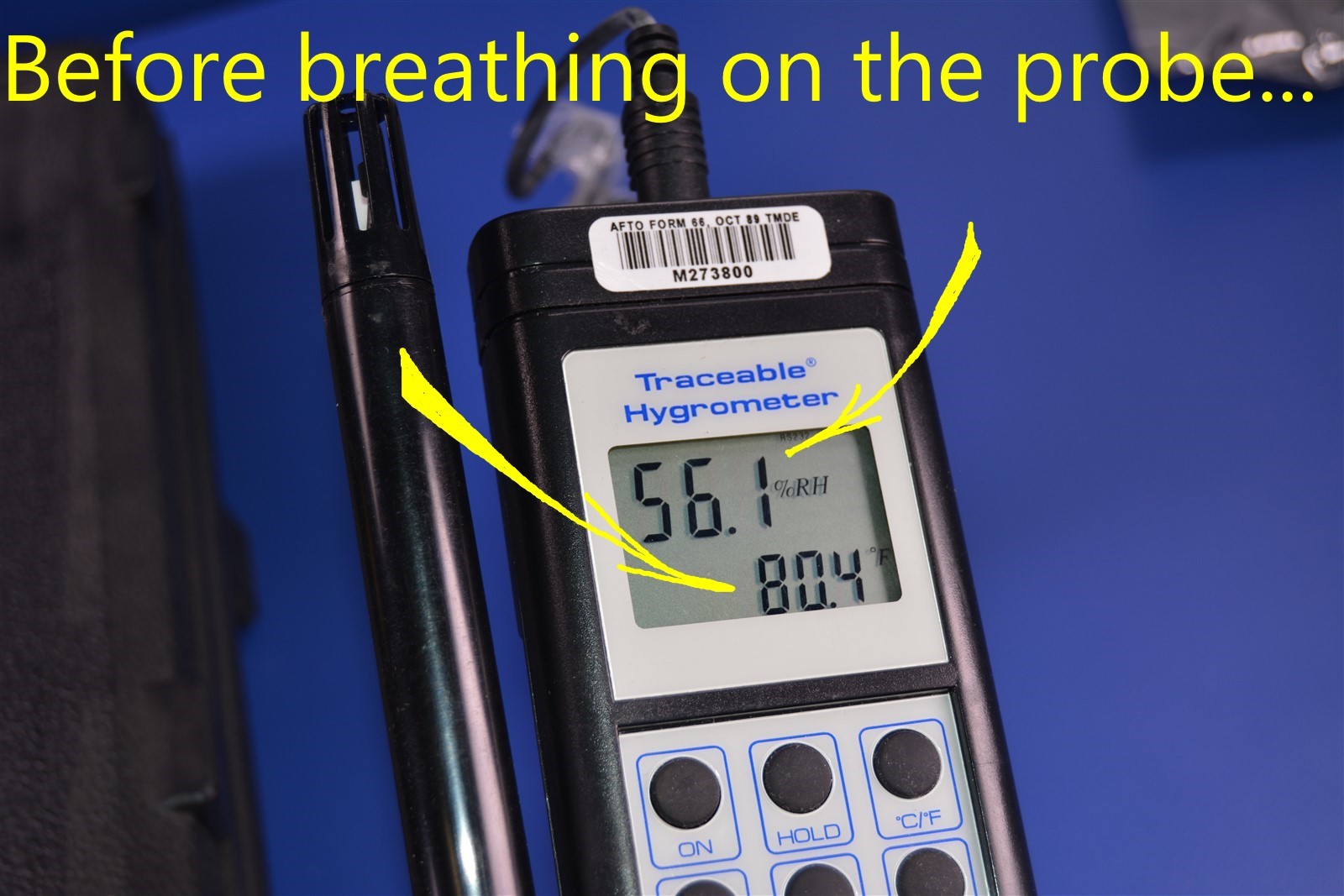 VWR Traceable hygrometer 35519-050 & Probe Thermometer Model 4185