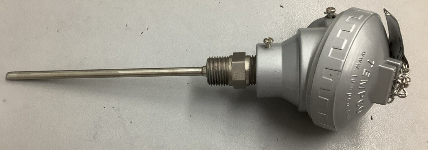 Tempco Temperature Probe 5FYH8 RTD00702 -18°to 200° C 6" Probe (b236)