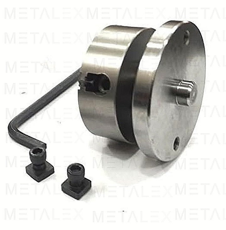 METALEX 4" (100mm) Tilting Rotary Table with 50mm 3-Jaw Mini Lathe Chuck Milling