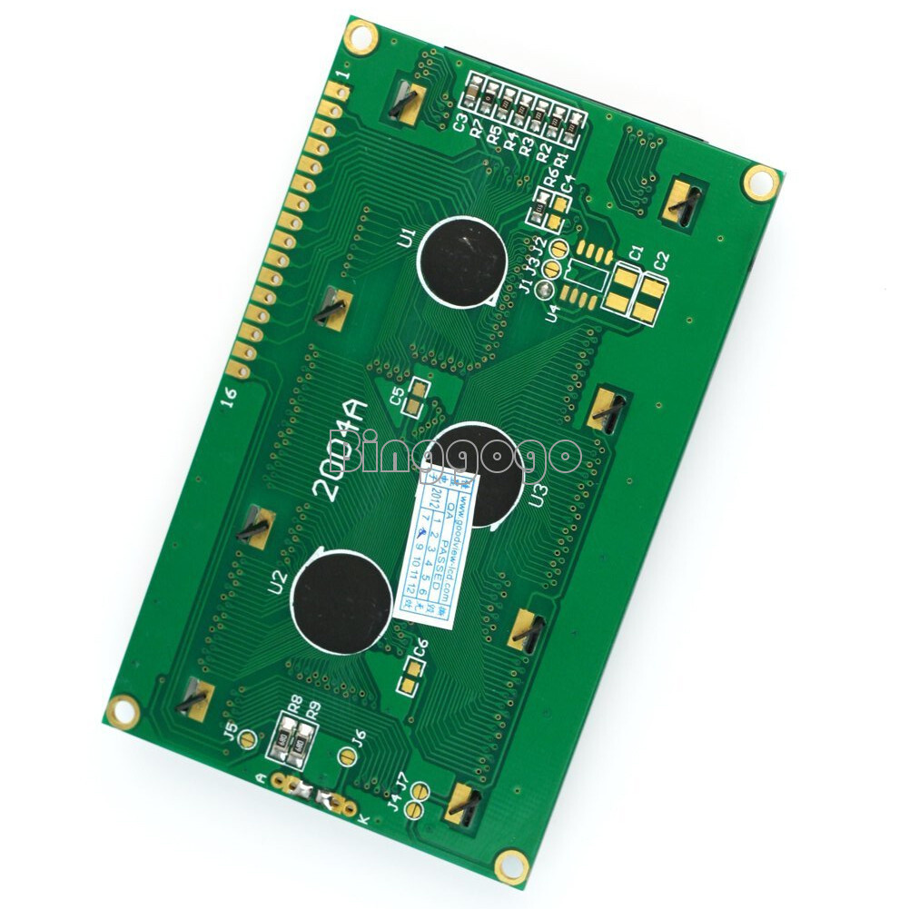 NEW 2004 LCD Display Module Character 20x4 Blacklight Gray Yellow Blue