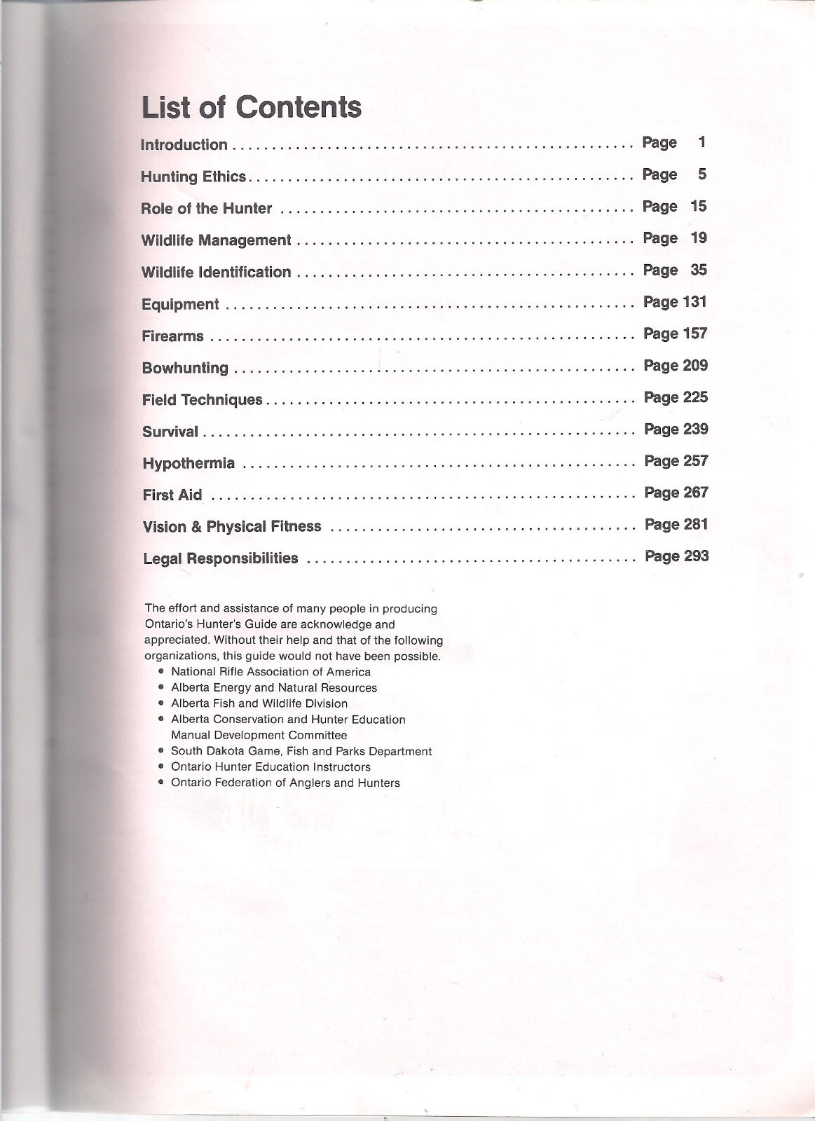 Ontario Hunting Guide 1982 edition