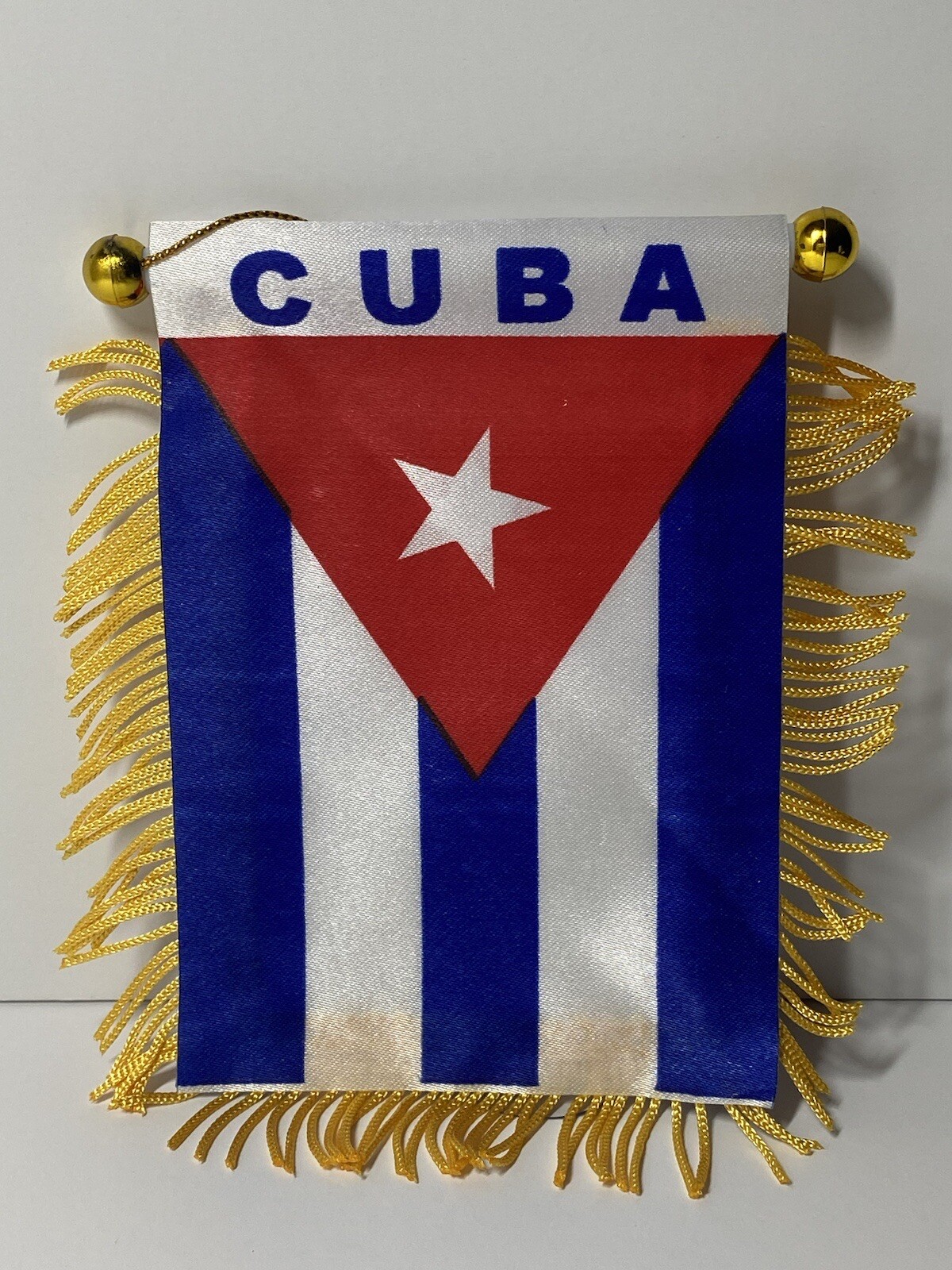 CUBA MINI FLAG AND MINI BOXING GLOVES COMBO