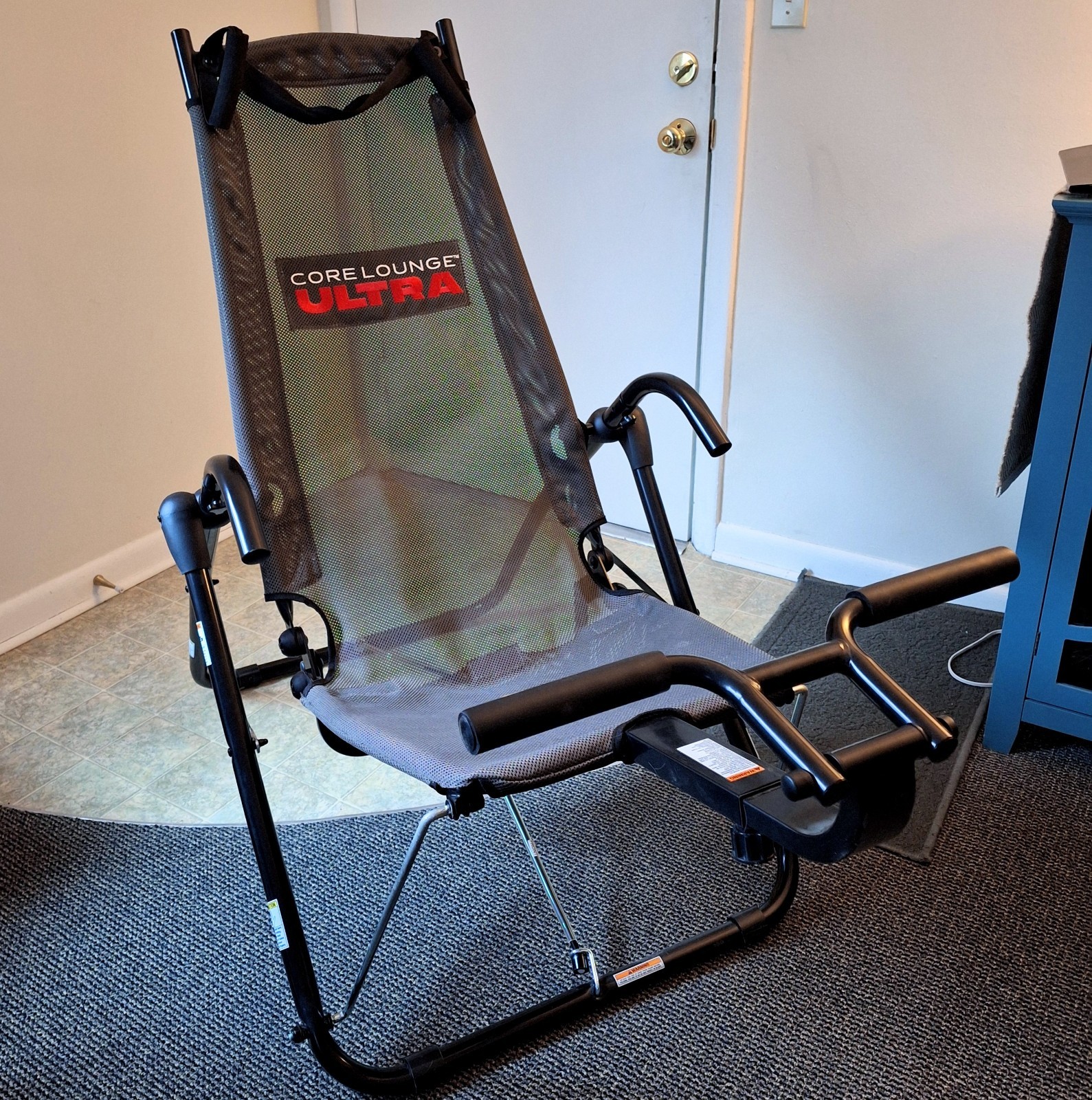 AB LOUNGE ULTRA Abdominal Core Trainer Exercise Workout Chair Home Lounger EUC
