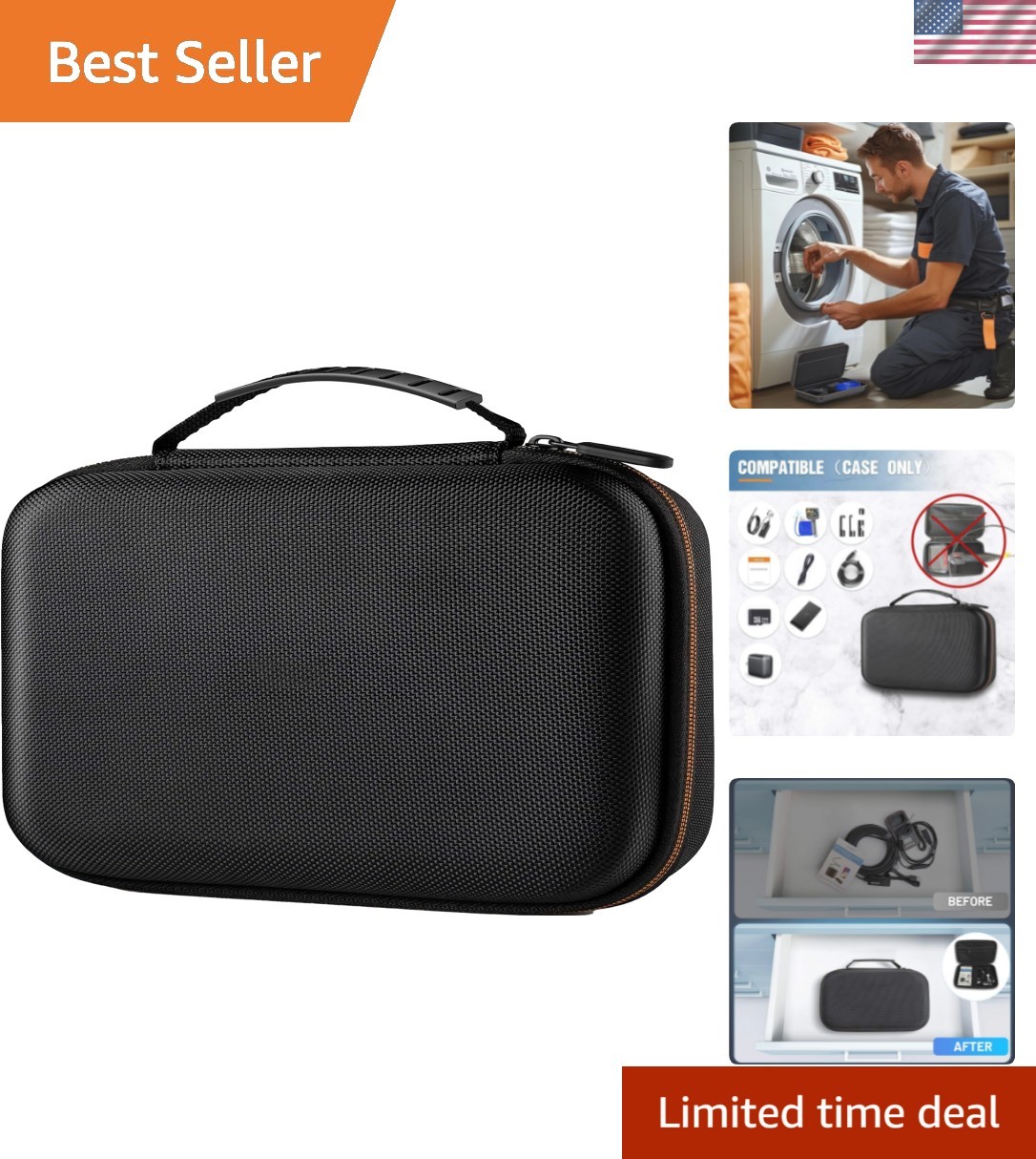 Portable Endoscope Tool Case - Waterproof, Lightweight Storage for Professionals